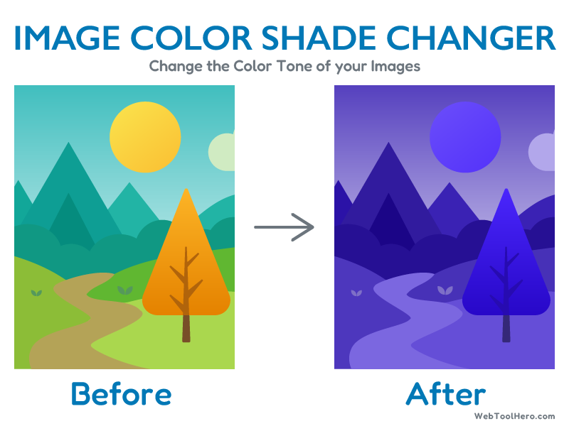 Image Color Shade Changer