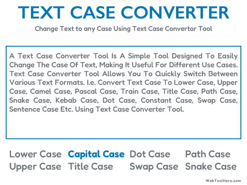 Text Case Converter Tool