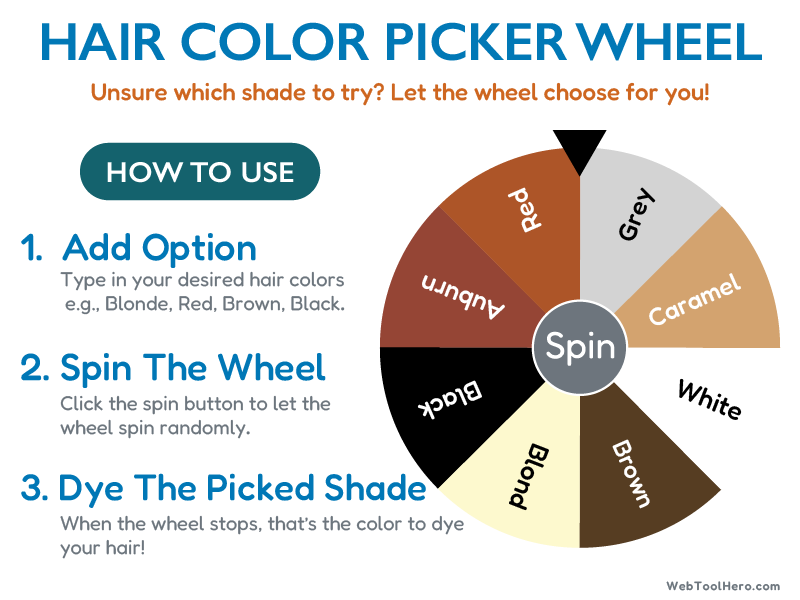 Hair Color Picker Wheel