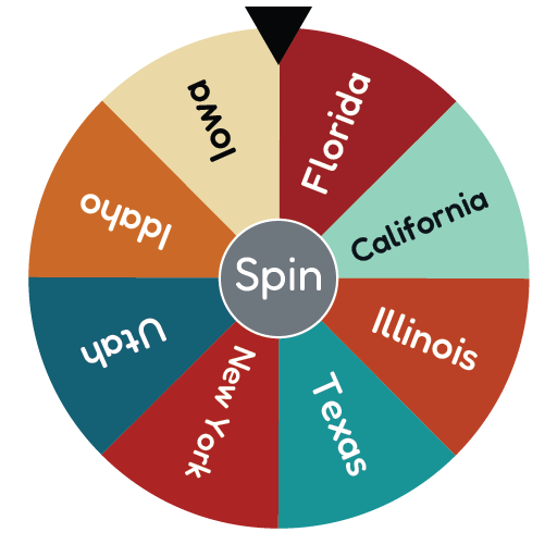 State Picker Wheel